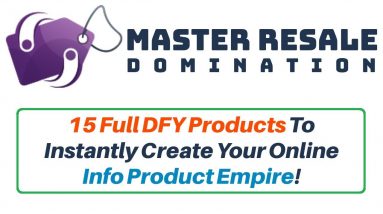 Master Resale Domination Review Bonus - Instantly Create Your Own Info Product Empire