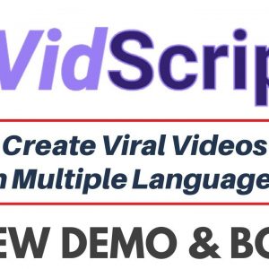 VidScripto Review Demo Bonus - Viral Video Transcription & Translation Software