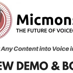 MicMonster Review Demo Bonus - Brand New Voice Over App With 48 Languages and 300 Voices