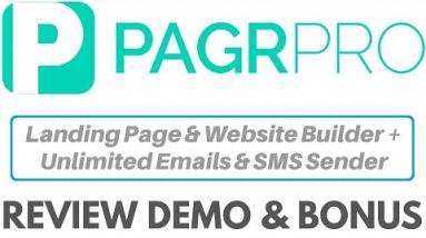 PagrPro Review Demo Bonus - Landing Page & Website Builder + Unlimited Emails & SMS Autoresponder