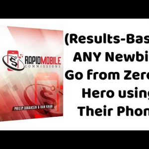 Rapid Mobile Commissions Review Bonus - (Results-Based) ANY Newbies Go from Zero to Hero using Phone