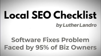 Local SEO Checklist Review Bonus - First Page of Google in 5 Days?