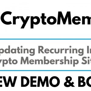 CryptoMember Review Demo Bonus - Self Updating Recurring Income Crypto Membership Sites