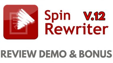 Spin Rewriter 12 Review Demo Bonus - The Most Realistic Article Spinner In The Market