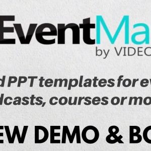 EventMaker Review Demo Bonus - Eye-catching Event Videos & Graphics PowerPoint Templates
