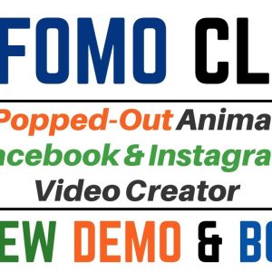 FOMO Clips Review Demo Bonus - 3D Scroll Stopper Facebook & Instagram Video Creator