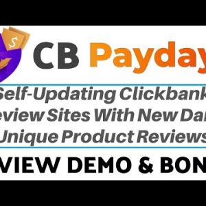 CB Paydays Review Demo Bonus - Fully Automated Clickbank Review Site Builder