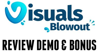 Visuals Blowout with Unrestricted PLR Review Demo Bonus - 350+ Marketing Videos & Graphics Package