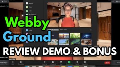 WebbyGround Review Demo Bonus - Brand New 3000+ DFY Virtual Event Backgrounds