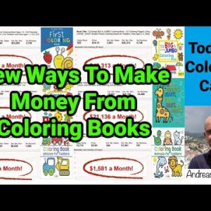 Toddler Coloring Cash Review Bonus - New Ways To Make Money From Coloring Books