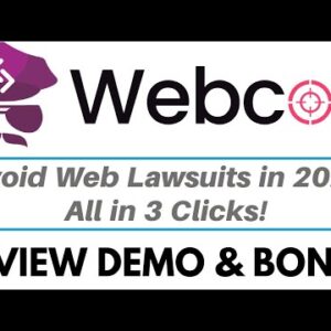 WebCop Review Demo Bonus - Avoid Web Lawsuits in 2022 All in 3 Clicks