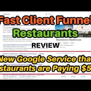 Fast Client Funnel Restaurants Review Bonus - Restaurants Are Paying $500 to Fix This Problem
