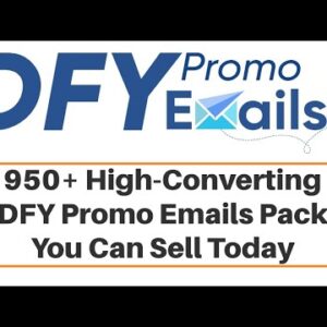 DFY Promo Emails Pack Review Bonus - 950+ DFY Promo Emails Pack You Can Sell Today