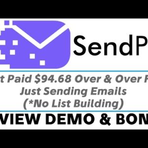 SendPro Review Demo Bonus - Get Paid $94.68 Over & Over For Just Sending Emails (*No List Building)