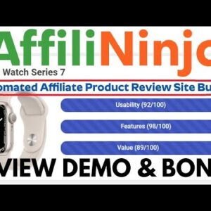 AffiliNinja Review Demo Bonus - Own A Money-Making Site With THOUSANDS Of Reviews