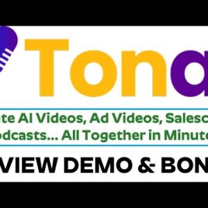 Tonai Review Demo Bonus - Creates ALL Kinda of Content With 30+ Natural Tones