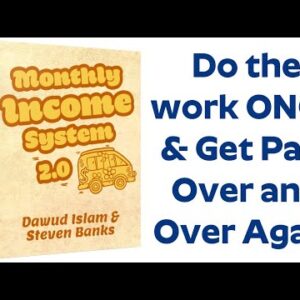 Monthly Income System 2.0 Review Bonus - Never Seen Before Monthly Income System