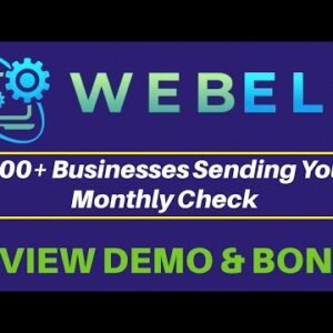 Webelo Review Demo Bonus - Sell 90,000+ DFY, Professional Websites In Top Niches
