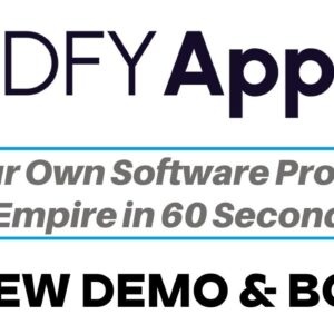 DFYAppBiz Review Dermo Bonus - Your Own Done For You Software Business in Minutes