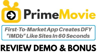 PrimeMovie Review Demo Bonus - Movies & TV Shows Affiliate Website Builder