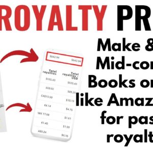 Royalty Prints Review - Make & Sell Mid-content Books on sites like Amazon KDP for passive royalties