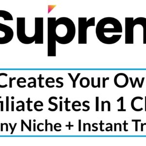 Supreme Review Bonus - A.I Creates Your Own AI Affiliate Sites In 1 Click