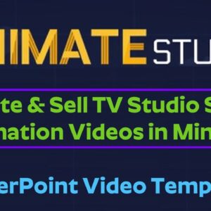 AnimateStudio Review Demo Bonus - TV Studio Style Animation Video Maker - PowerPoint Templates