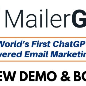 MailerGPT Review Demo Bonus - World’s First ChatGPT AI-Powered Email Marketing App