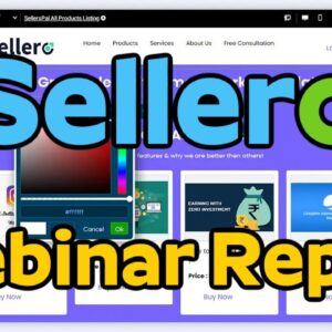 Sellero Review Webinar Replay Demo Bonus - Done-For-You Digital Product Agency