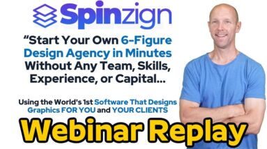 Spinzign Review Webinar Replay Demo Bonus - Done-for-You AI Graphic Design Agency