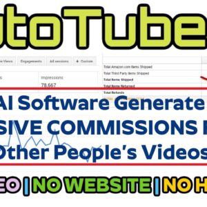 AutoTube AI Review Demo Bonus - Passive Commissions From Other People’s Videos