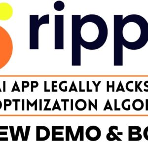 Ripple Review Demo Bonus - New AI App Legally Hacks Into FB's Optimization Algorithm