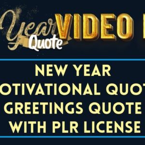 New Year Video Box Review Demo Bonus - New Year Motivational Quote & Greetings Quote w/ PLR License
