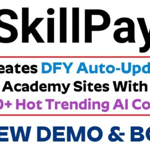 SkillPay AI Review Demo Bonus - AI Creates 5,000+ Hot Trending Courses