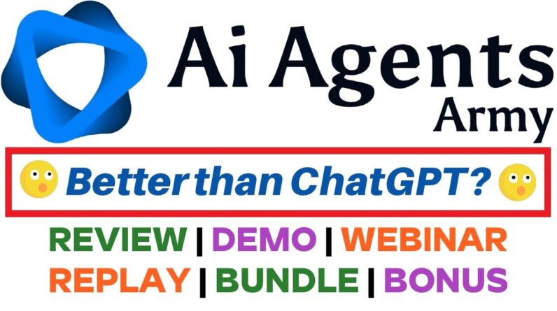 AI Agents Army Review Demo Webinar Replay Bundle Bonus - Multi-Level AI Automation